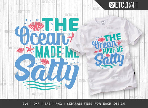 Beach Bundle Vol-06 SVG Cut File | Girl Trip Svg | Get Off My Tail Svg | Let's Be Mermaids Svg | Be Mermazing Svg | Salty Lil Beach Svg | Just A Little Bit Salty Svg | The Ocean Made Me Salty Svg | Quote Design SVG ETC Craft 