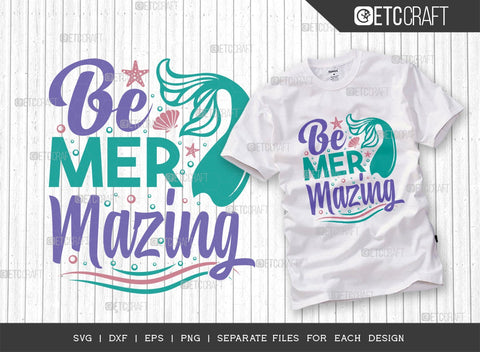 Beach Bundle Vol-06 SVG Cut File | Girl Trip Svg | Get Off My Tail Svg | Let's Be Mermaids Svg | Be Mermazing Svg | Salty Lil Beach Svg | Just A Little Bit Salty Svg | The Ocean Made Me Salty Svg | Quote Design SVG ETC Craft 