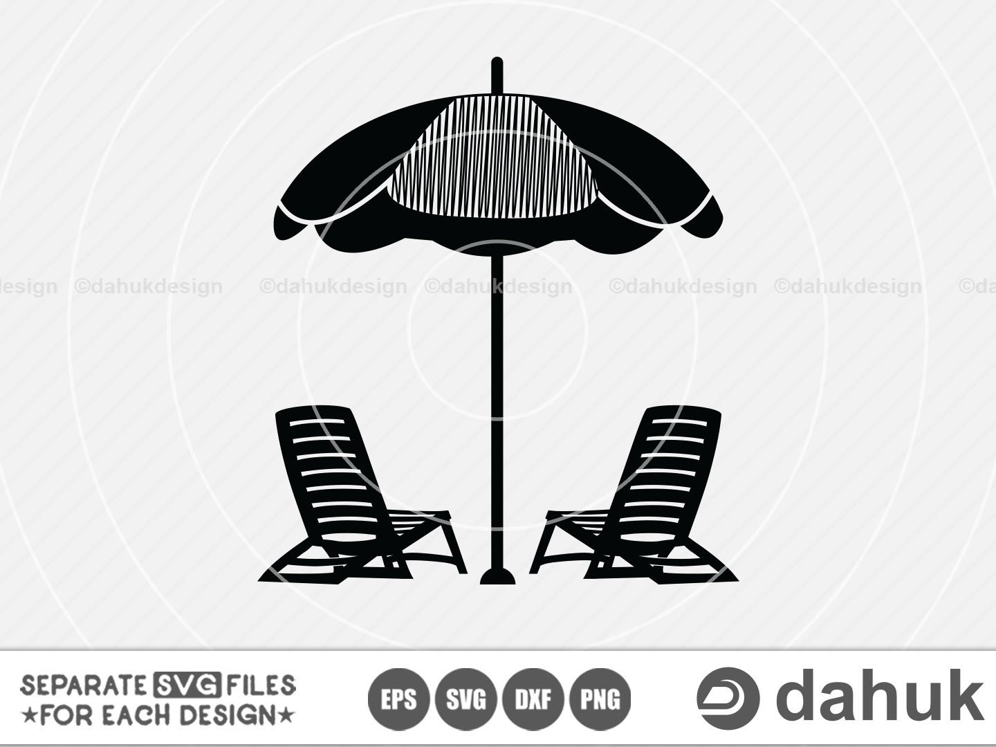 beach umbrella silhouette