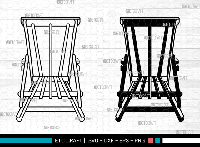 Beach Chair SVG, Beach Svg, chair Svg, Summer Svg, Beach Chair Svg SVG ETC Craft 