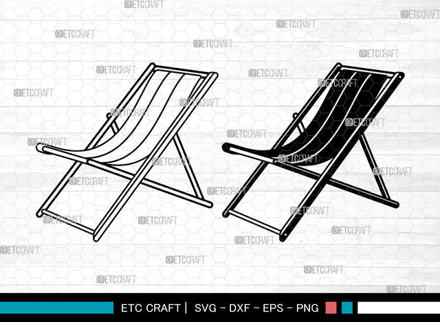 Beach Chair SVG, Beach Svg, chair Svg, Summer Svg, Beach Chair Svg SVG ETC Craft 