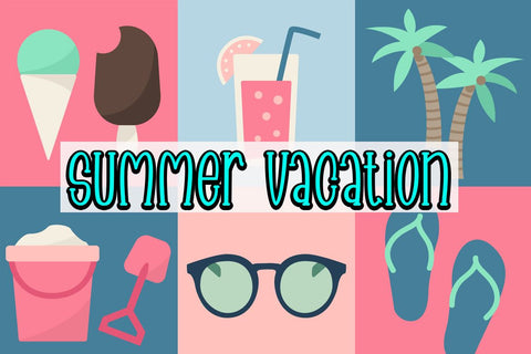 Beach Charm Font Supersemar Letter 