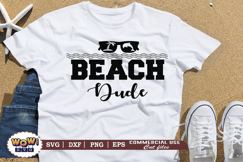 Beach Dude svg, Beach svg, Summer svg, Vacation svg, Png, Dxf SVG Wowsvgstudio 