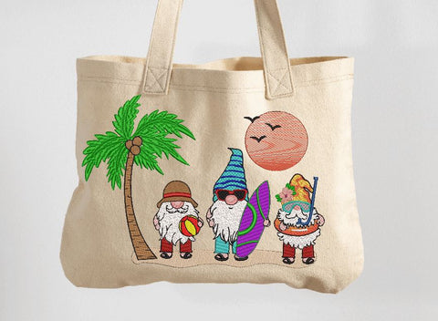 Beach Gnomes Embroidery Design Embroidery/Applique DESIGNS Canada Embroidery 
