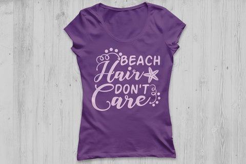 Beach Hair Don't Care| Summer Beach SVG Cutting Files SVG CosmosFineArt 