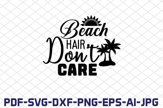 beach hair don't care SVG farhad farhad 