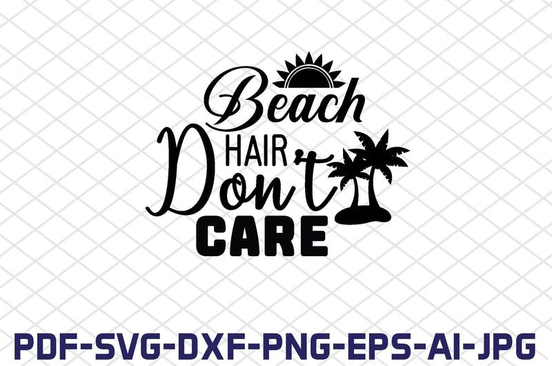 beach hair don't care SVG farhad farhad 