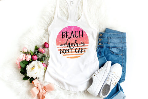 Beach Hair I Summer Sublimation Design I Beach Sublimation Sublimation Happy Printables Club 