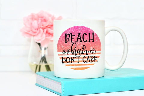 Beach Hair I Summer Sublimation Design I Beach Sublimation Sublimation Happy Printables Club 