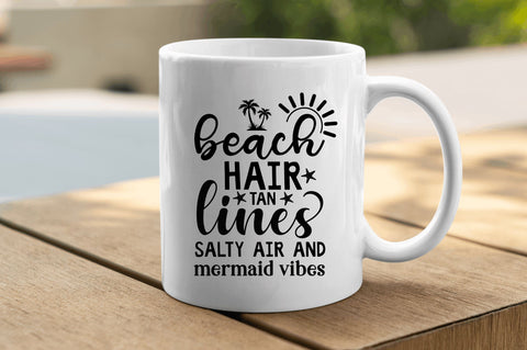 Beach hair tan lines salty air SVG SVG Regulrcrative 