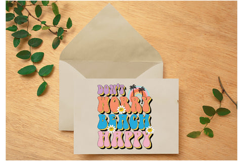 Beach Happy Retro Summer Sublimation Sublimation Jagonath Roy 