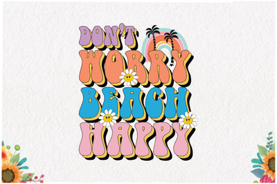 Beach Happy Retro Summer Sublimation Sublimation Jagonath Roy 