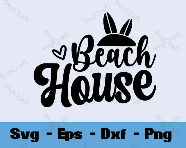 beach house SVG Cut file SVG Svgcraft 