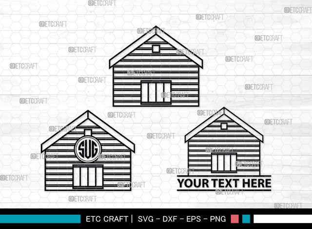 Beach Hut Monogram, Beach Huts Silhouette, Beach Huts SVG, Bamboo House Svg, Wooden House Svg, Home Svg, SB00013 SVG ETC Craft 