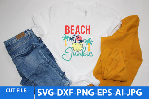 beach Junkie SVG Design SVG BlackCatsMedia 
