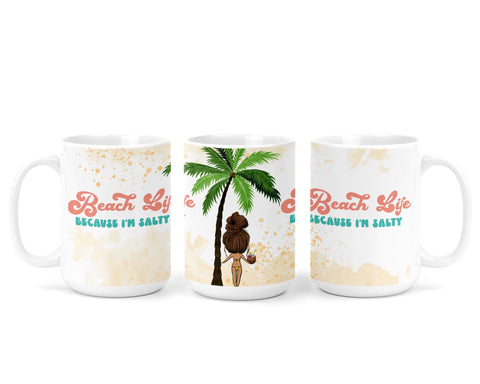 Beach Life | Summer Mug Png Sublimation DIYxe Designs 