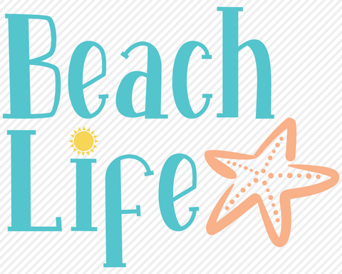 Beach Life | Summer SVG SVG Texas Southern Cuts 
