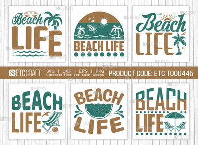 Beach Life SVG Bundle, Hello Summer Svg, Summer Love Svg, Vacation Svg, Summer Vibes Svg, Summer Saying Svg, Summer Quote, ETC T00445 SVG ETC Craft 