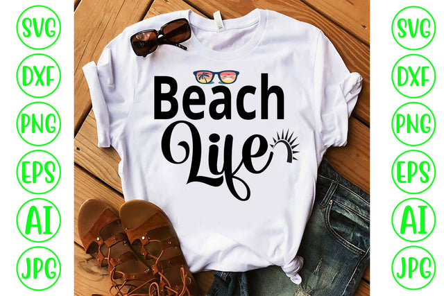 Beach Life SVG Cut File SVG Syaman 
