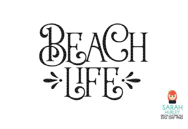 Beach Life SVG Sarah Hurley 