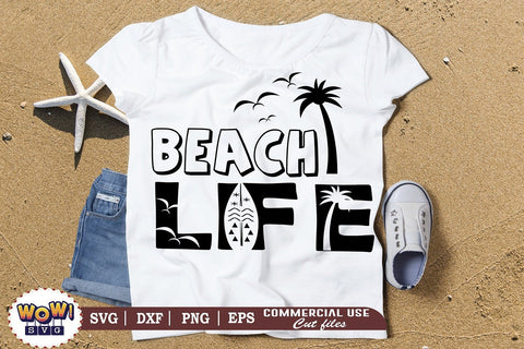 Beach life svg, Summer svg, Beach svg, Png, Dxf SVG Wowsvgstudio 