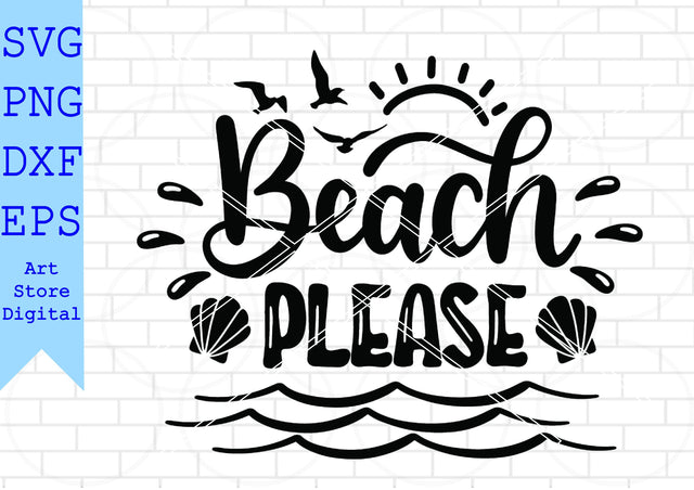 Beach Life Svg, Summer Svg, Beach Svg SVG Artstoredigital 