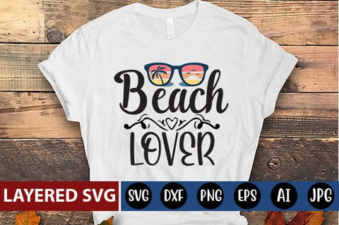 Beach Lover SVG Cut File SVG Blessedprint 