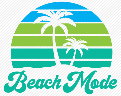 Beach Mode | Summer SVG SVG Texas Southern Cuts 