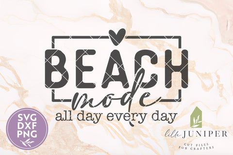 Beach Mode SVG, Vacation Shirt Design SVG LilleJuniper 