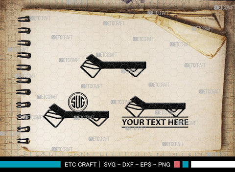 Beach Monogram, Beach Silhouette, Beach SVG, Beach Life Svg, Summer Svg, Nautical Svg, SB00012 SVG ETC Craft 