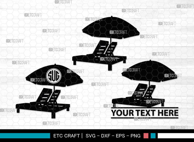 Beach Monogram, Beach Silhouette, Beach SVG, Beach Life Svg, Summer Svg, Nautical Svg, SB00012 SVG ETC Craft 