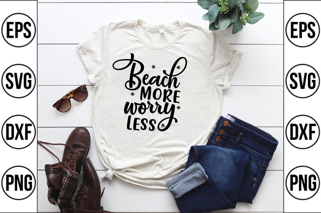 beach more worry less svg SVG shah alam 