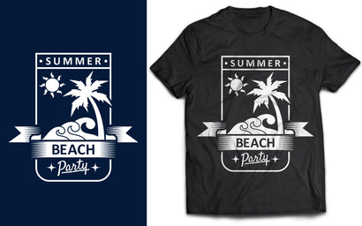 Beach Party Summer SVG T-Shirt Design SVG naemmiah021 