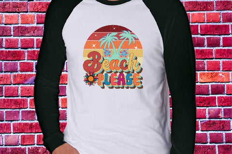 Beach Please Sublimation SVGArt 