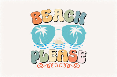 Beach Please Sublimation SVGArt 