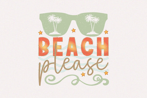 Beach Please Sublimation SVGArt 