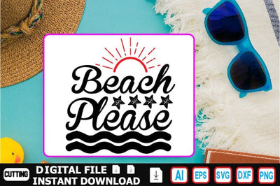 Beach Please SVG Craftlabsvg24 