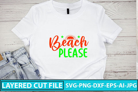 Beach Please SVG Cut File SVG Syaman 