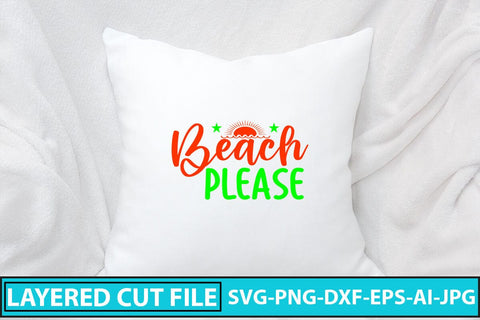 Beach Please SVG Cut File SVG Syaman 