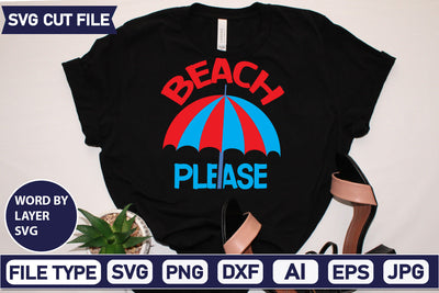 Beach Please Svg Cut File,SVGs,quotes-and-sayings,food-drink,mini-bundles,print-cut,on-sale, SVG DesignPlante 503 