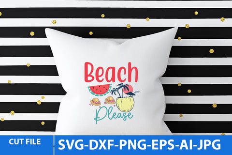 beach Please SVG Design SVG BlackCatsMedia 