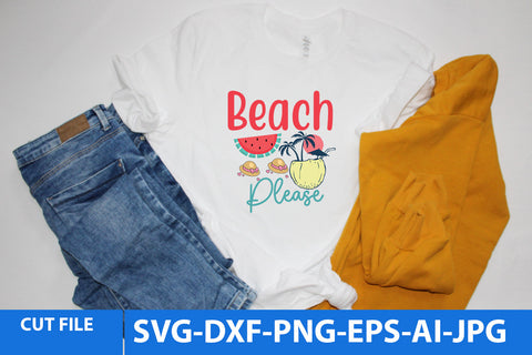 beach Please SVG Design SVG BlackCatsMedia 