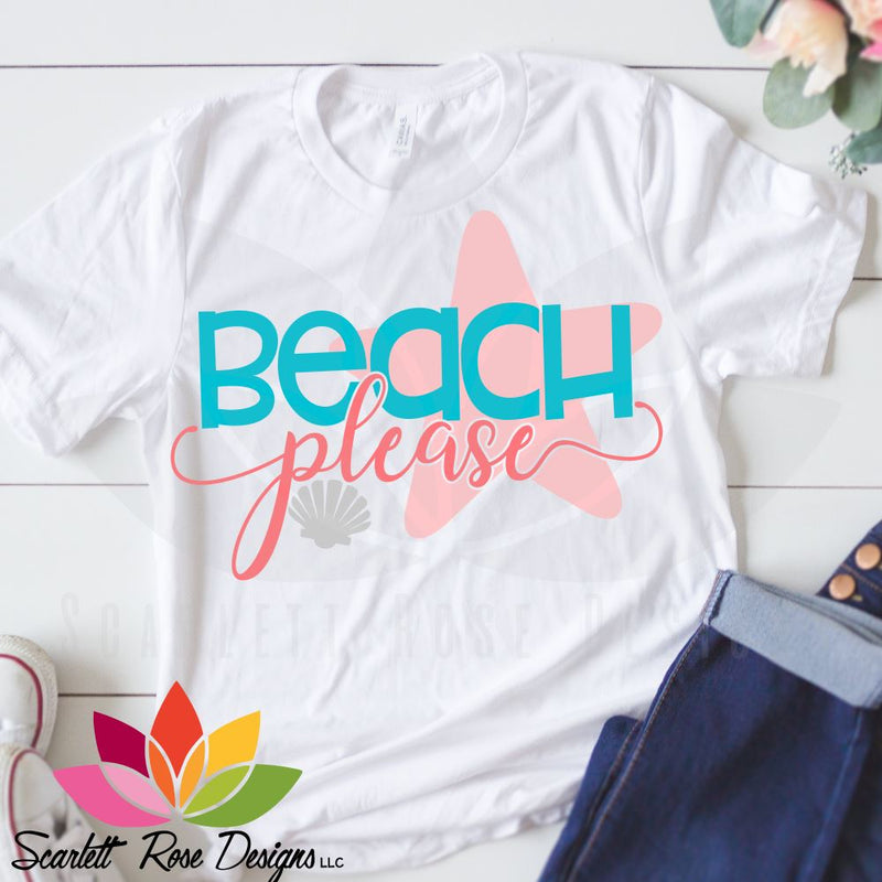 Beach Please SVG Scarlett Rose Designs 