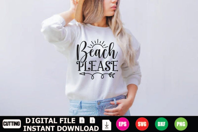 Beach Please SVG Shahin alam 