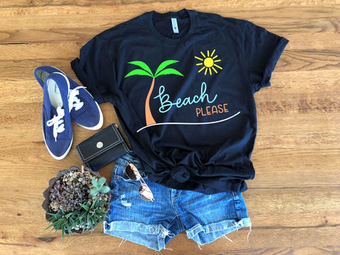 Beach Please SVG - Summer SVG - Beach SVG SVG Stacy's Digital Designs 