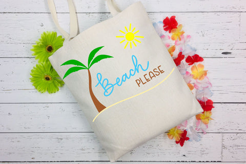 Beach Please SVG - Summer SVG - Beach SVG SVG Stacy's Digital Designs 