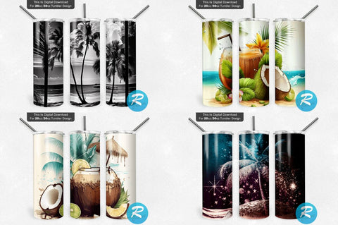 Beach Png Tumbler Bundle Sublimation Regulrcrative 