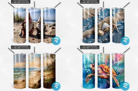 Beach Png Tumbler Bundle Sublimation Regulrcrative 