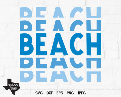 Beach Ripple | Summer SVG SVG Texas Southern Cuts 