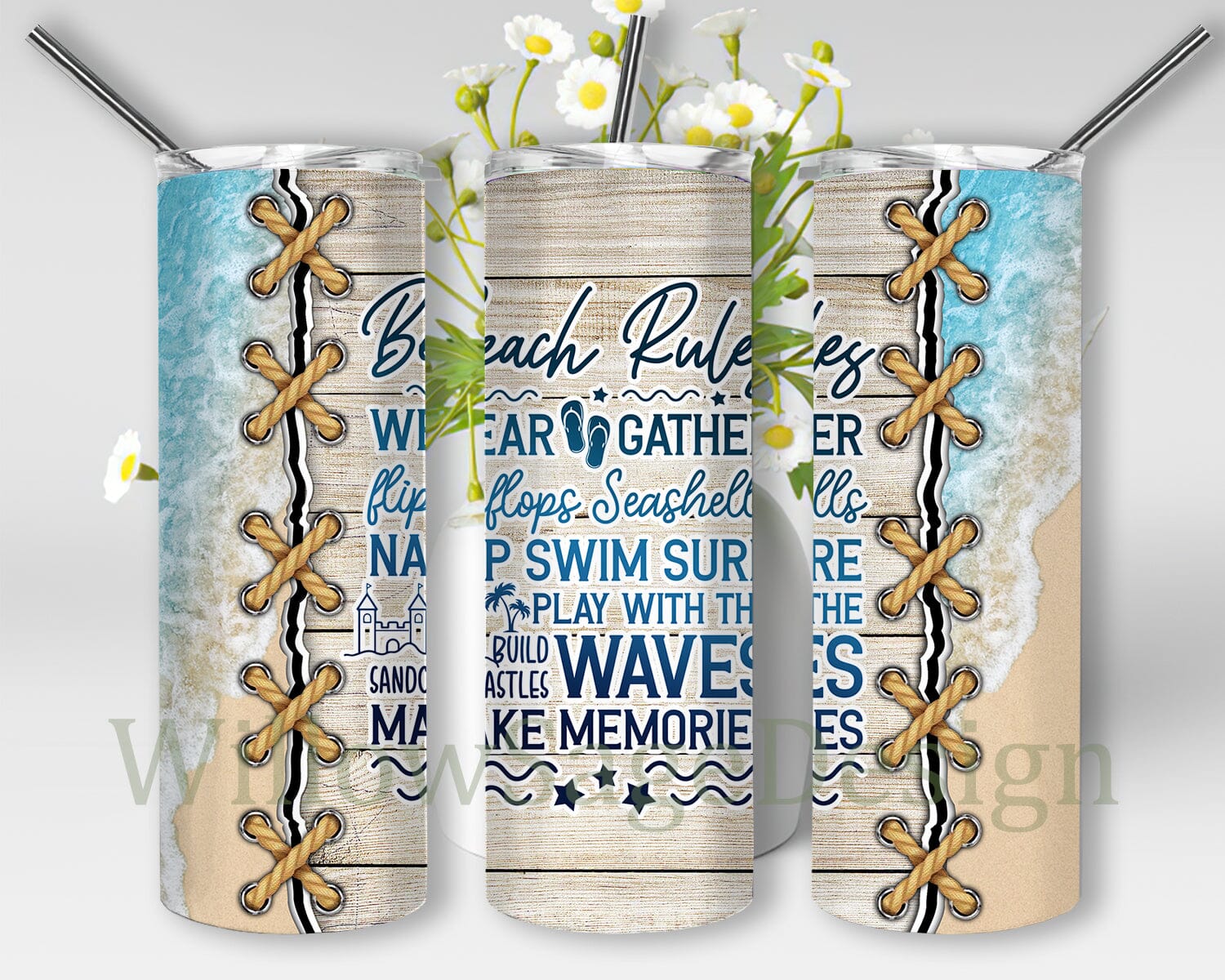 20 Oz Mermaid Tumbler Template, Sublimation Designs, Ocean Life